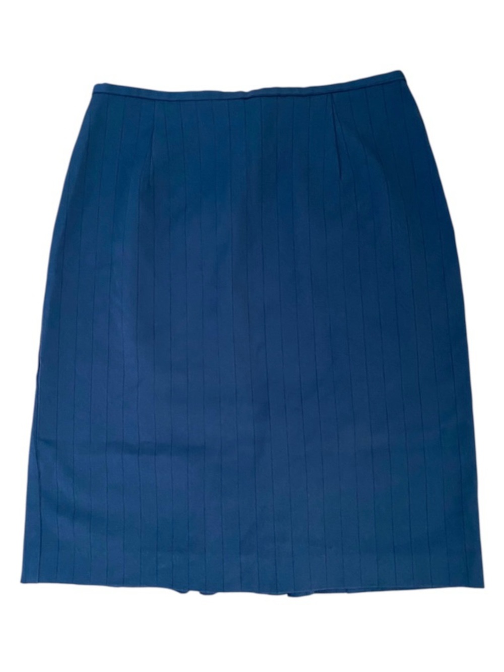 Classic Gray Pinstriped Pencil Career Business Wear Skirt Size 8